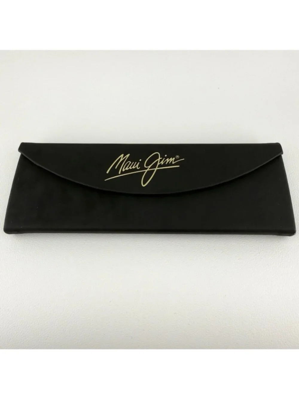 Maui Jim Small Magnetic Black Tri-Fold Sunglasses Case with New Cleaning Cloth
